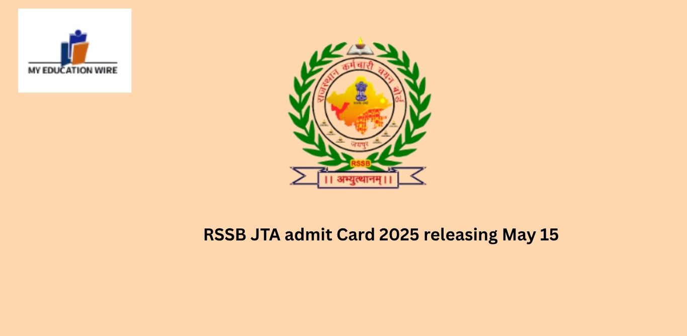 RSSB JTA admit Card 2025 releasing May 15