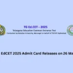 TG EdCET 2025 Admit Card Releases on 26 May