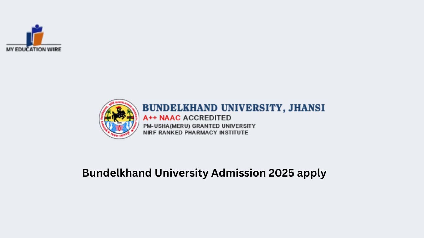 Bundelkhand University Admission 2025 apply