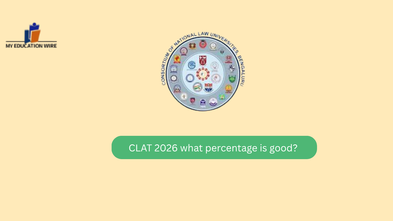 CLAT 2026 what percentage is good?