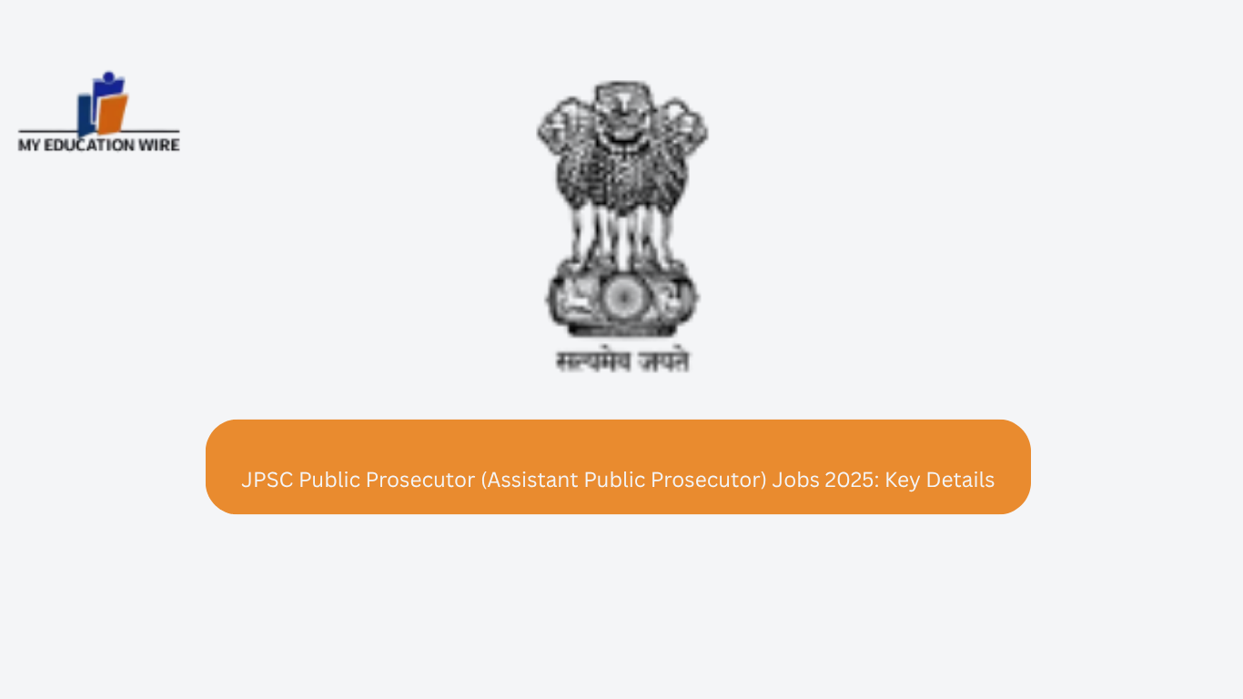 JPSC Public Prosecutor (Assistant Public Prosecutor) Jobs 2025: Key Details