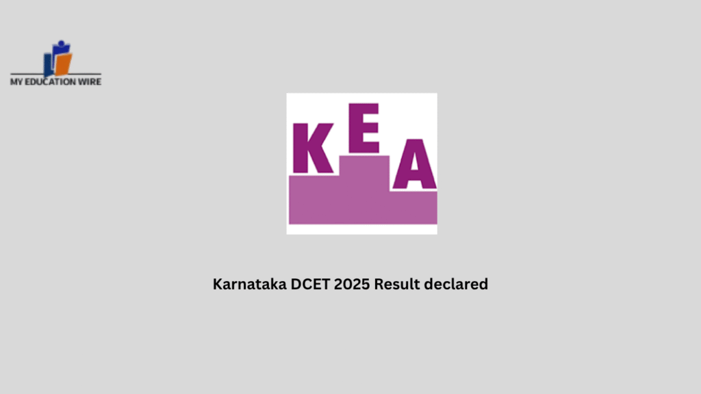 Karnataka DCET 2025 Result declared