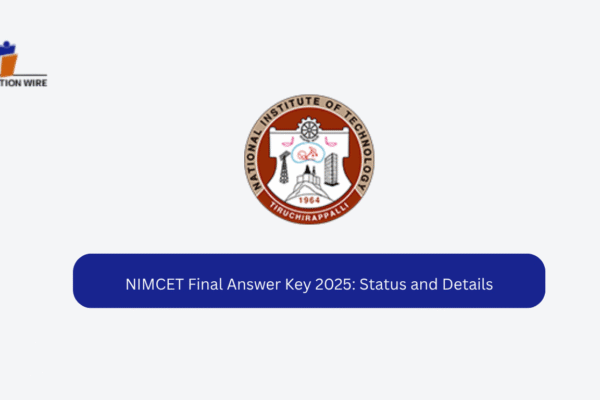 NIMCET 2025 score card released download NIMCET Final Answer Key 2025 Status and Details