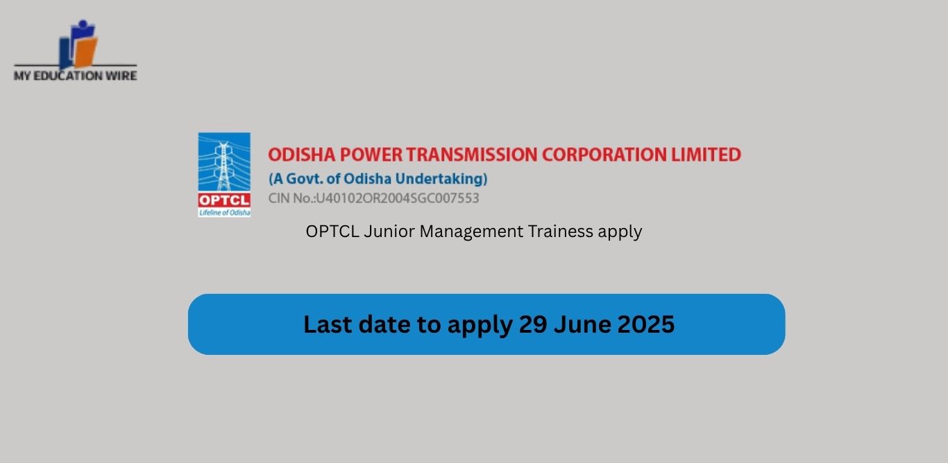 OPTCL Junior Management Trainess apply