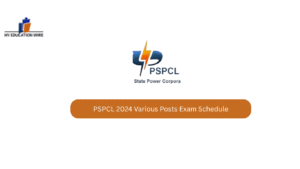 PSPCL 2024 Various Posts Exam Schedule