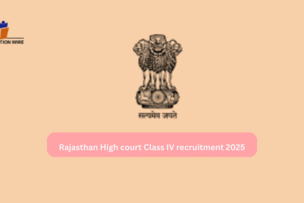Rajasthan High court Class IV recruitment 2025 Rajasthan High court Class IV recruitment 2025