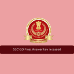 SSC GD Final Answer key released