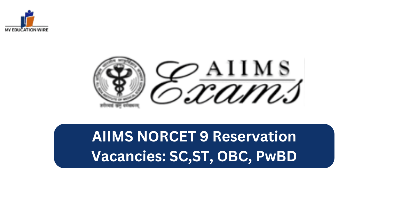 AIIMS NORCET 9 Reservation Vacancies SC,ST, OBC, PwBD