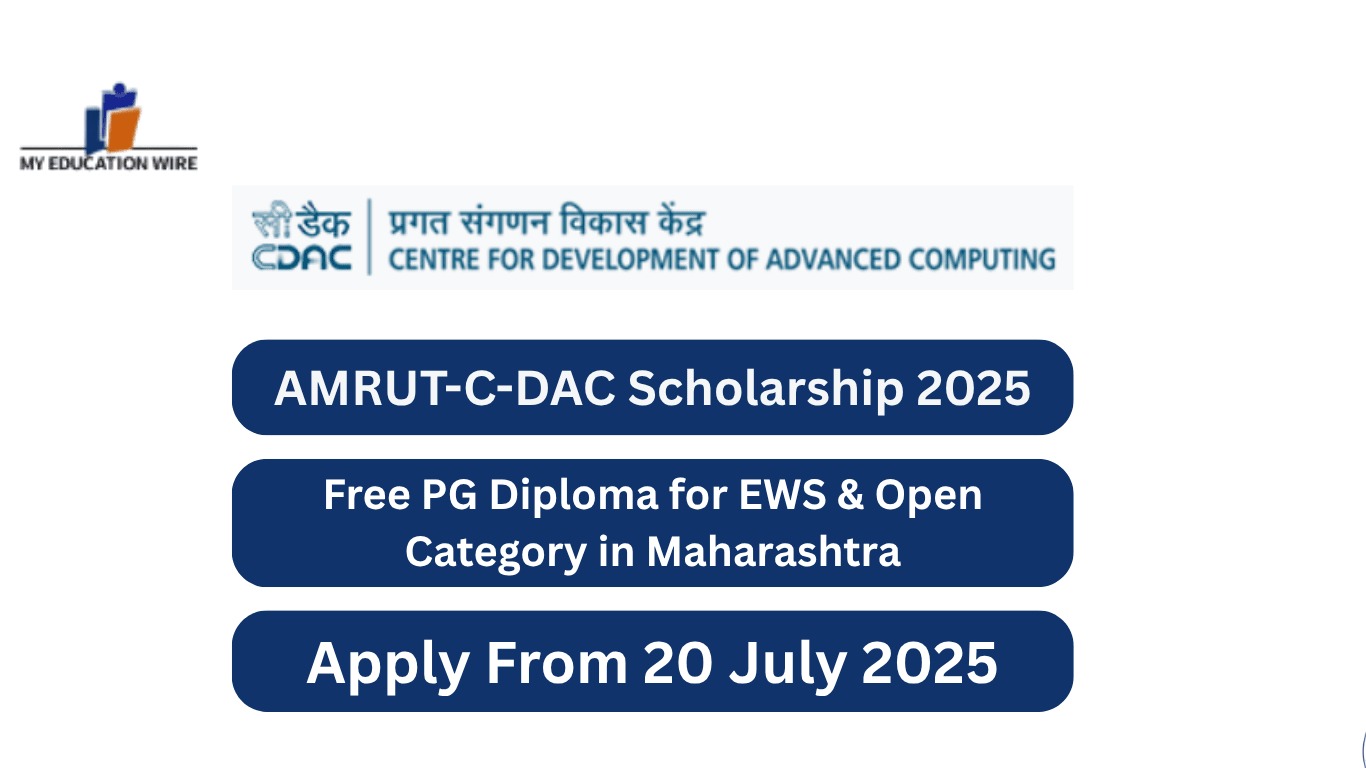 AMRUT-C-DAC Scholarship 2025