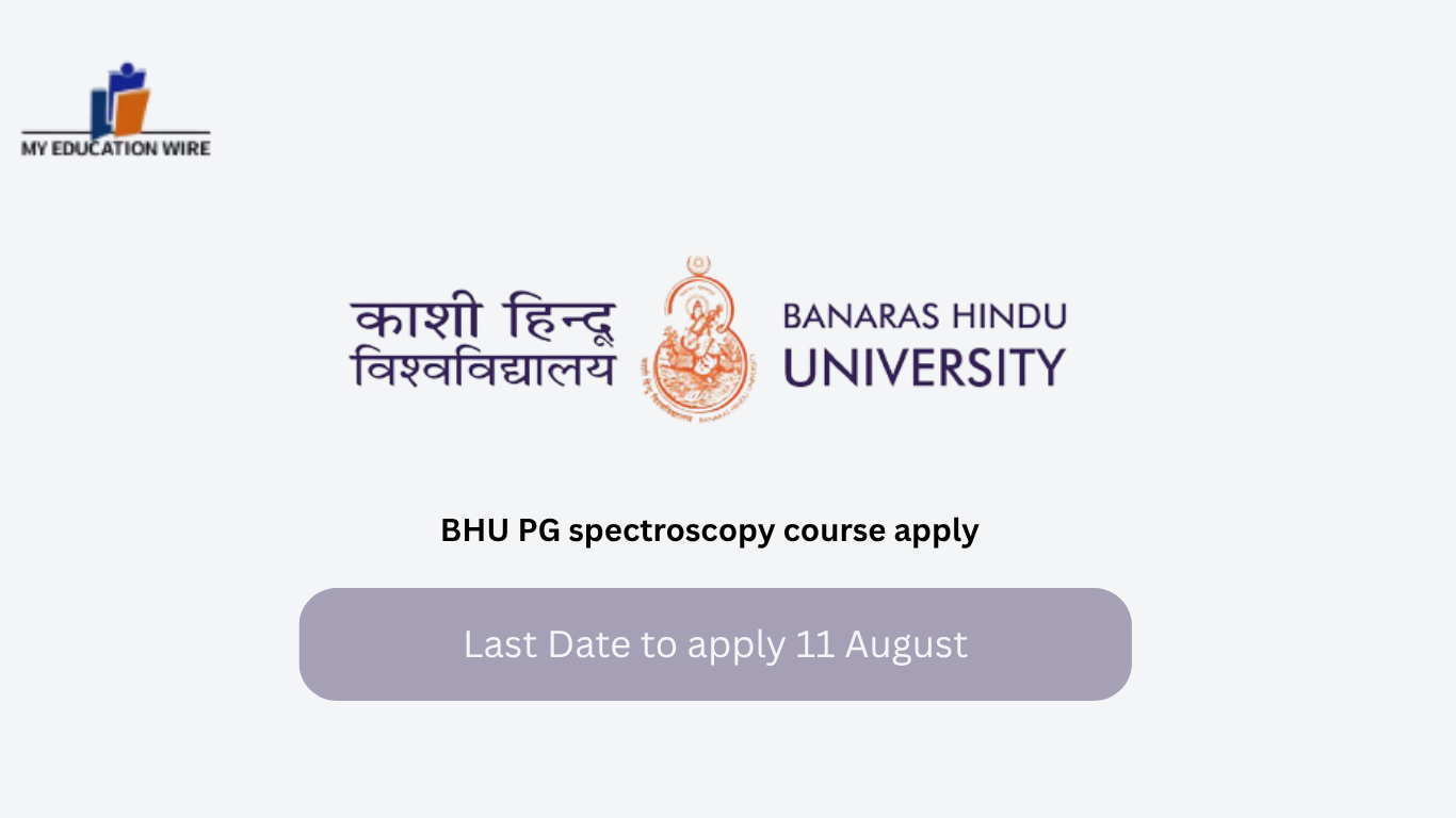 BHU PG spectroscopy course apply