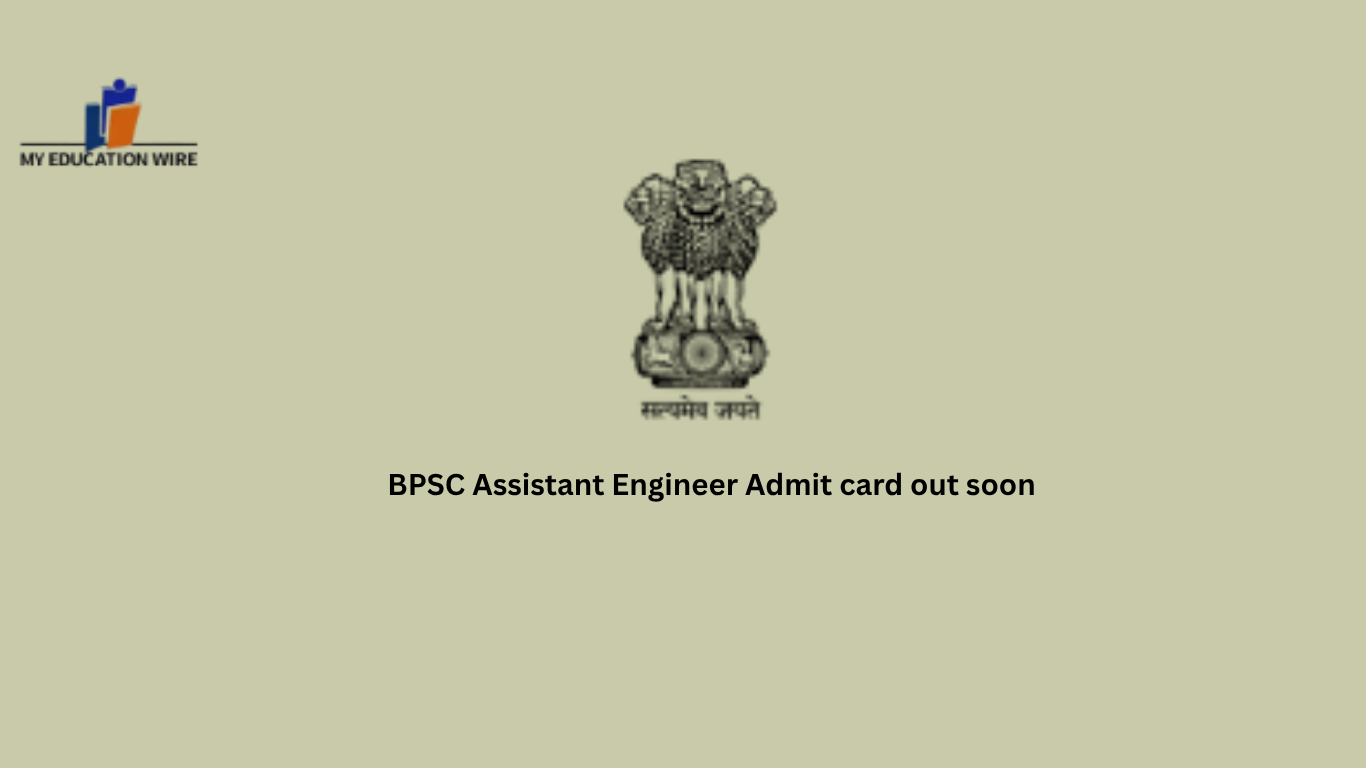 BPSC Assistant Engineer Admit card out soon