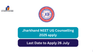 Jharkhand NEET UG Counselling 2025 apply