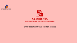 SNAP 2025 Admit Card for MBA courses