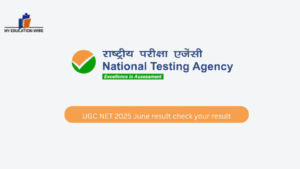 UGC NET 2025 June result check your result