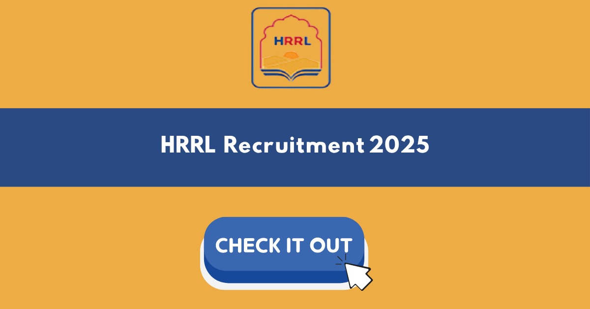 HRRL Recruitment 2025 – Apply for 131 Vacancies in Engineering,