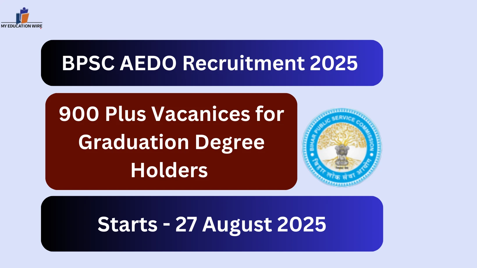 BPSC AEDO Recruitment 2025