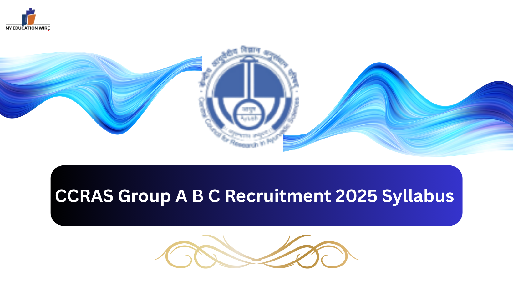 CCRAS Group A B C Recruitment 2025 Syllabus