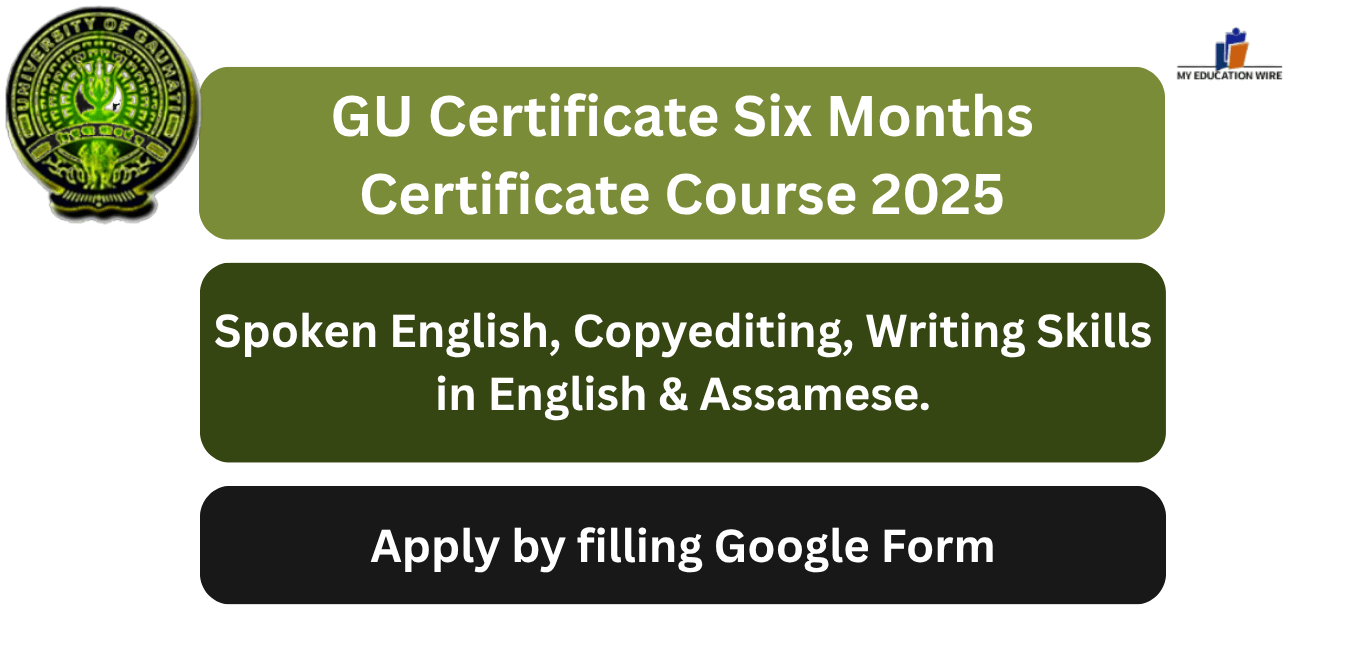 GU Certificate Six Months Certificate Course 2025