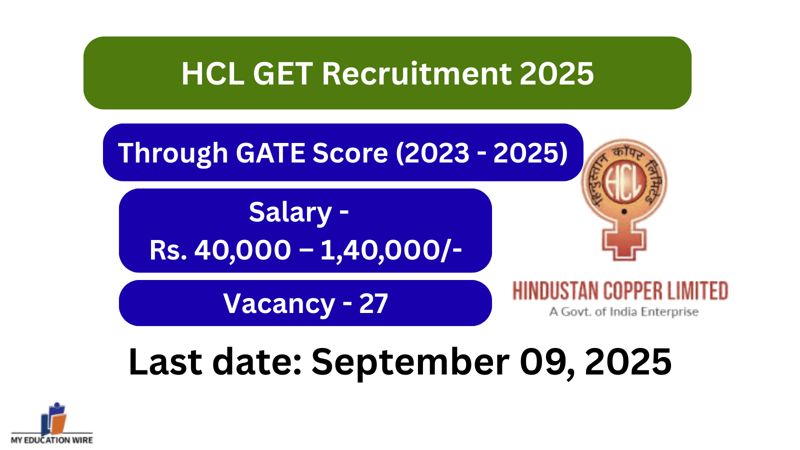 HCL GET Recruitment 2025