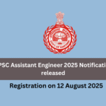 HPSC Assistant Engineer 2025 Notification released