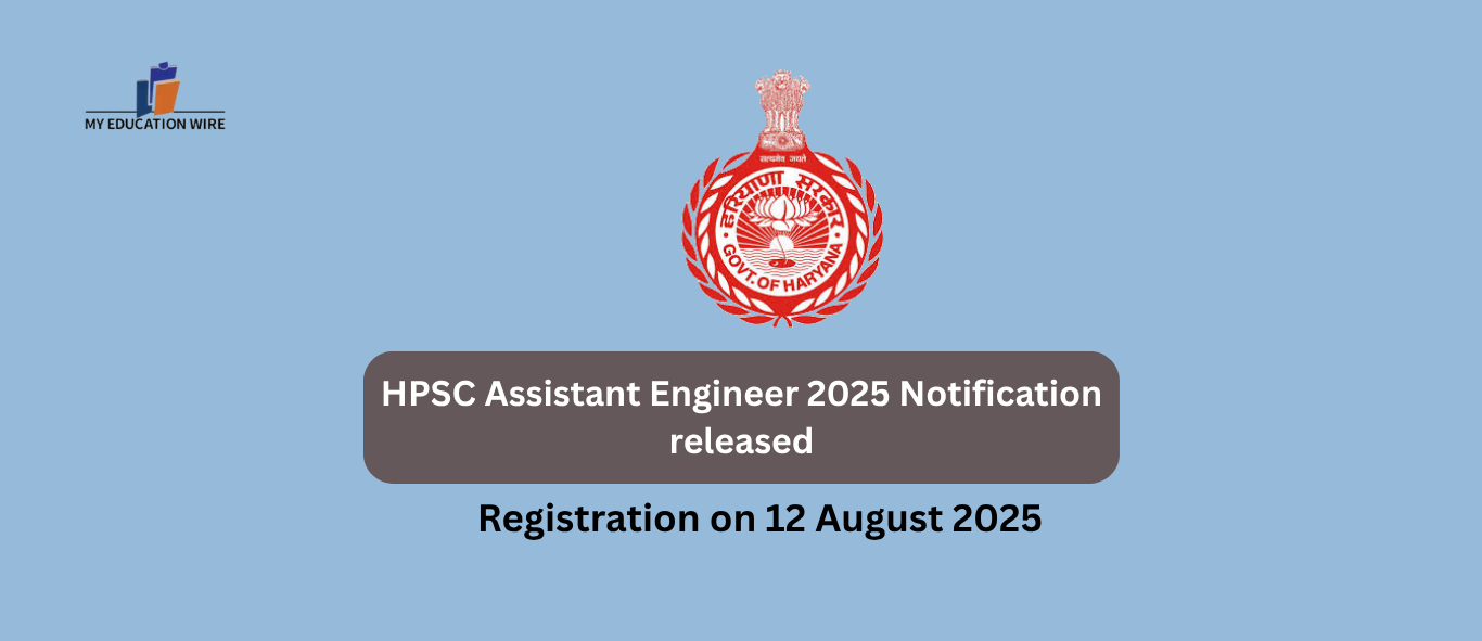HPSC Assistant Engineer 2025 Notification released