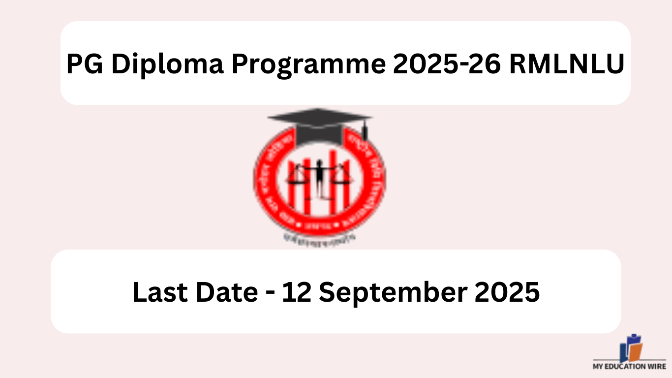 PG Diploma Programme 2025-26 RMLNLU