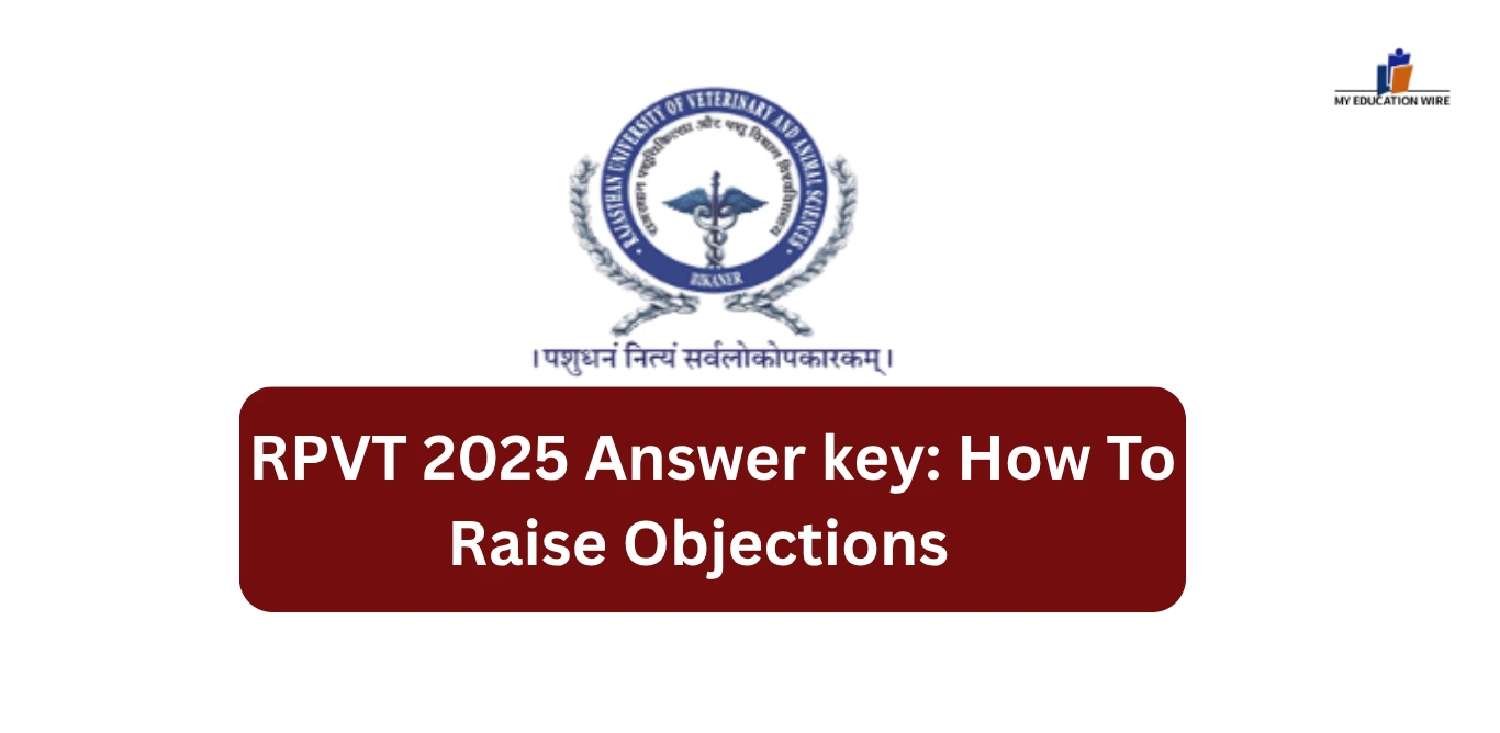 RPVT 2025 Answer key How To Raise Objections