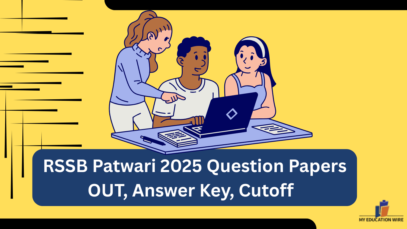 RSSB Patwari 2025 Question Papers OUT, Answer Key