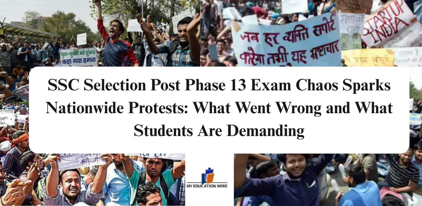 SSC Selection Post Phase 13 Exam Chaos Sparks Nationwide Protests What Went Wrong and What Students Are Demanding