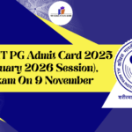 INI CET PG Admit Card 2025