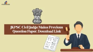 JKPSC Civil Judge Mains Previous Question Paper, Download Link
