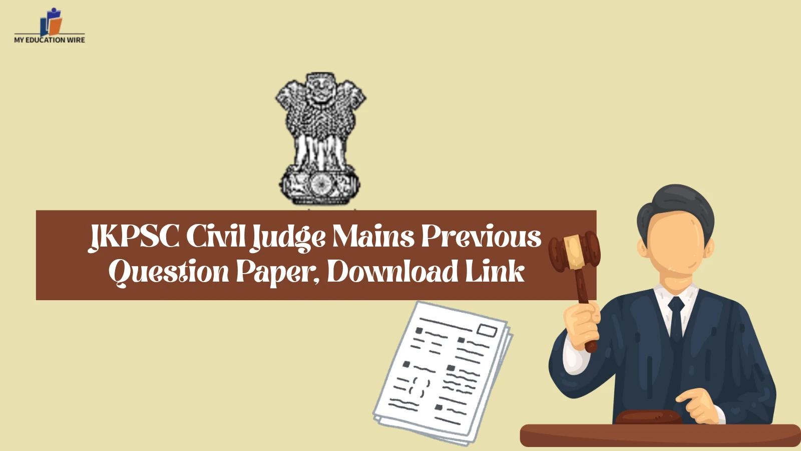 JKPSC Civil Judge Mains Previous Question Paper, Download Link
