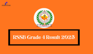 RSSB Grade 4 Result 2025