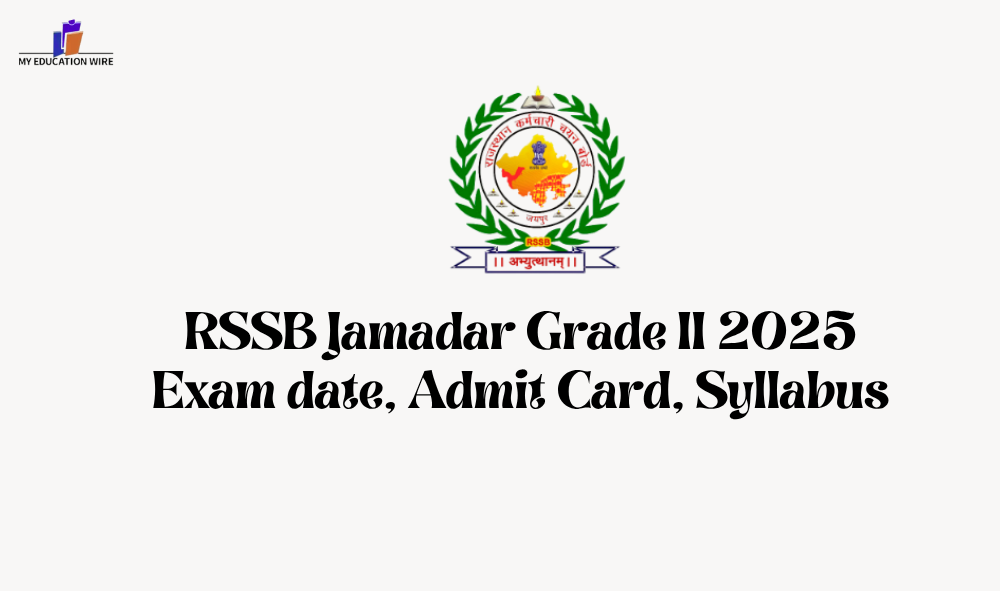 RSSB Jamadar Grade II 2025