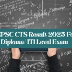 TNPSC CTS Result 2025 For Diploma ITI Level Exam