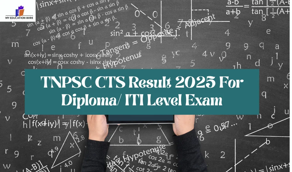 TNPSC CTS Result 2025 For Diploma ITI Level Exam