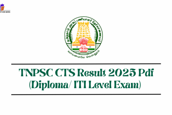 TNPSC CTS Result 2025 Pdf (Diploma ITI Level Exam)