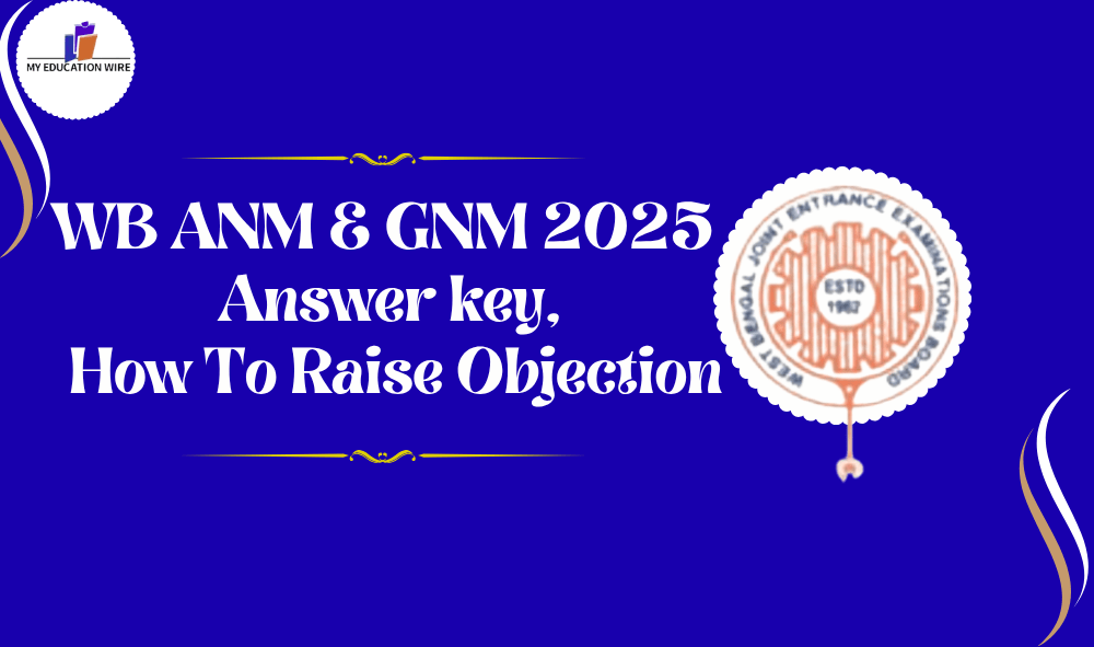 WB ANM & GNM 2025 Answer key