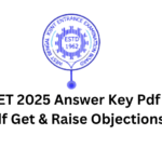 WB JELET 2025 Answer Key Pdf (Out), Pdf Get & Raise Objections