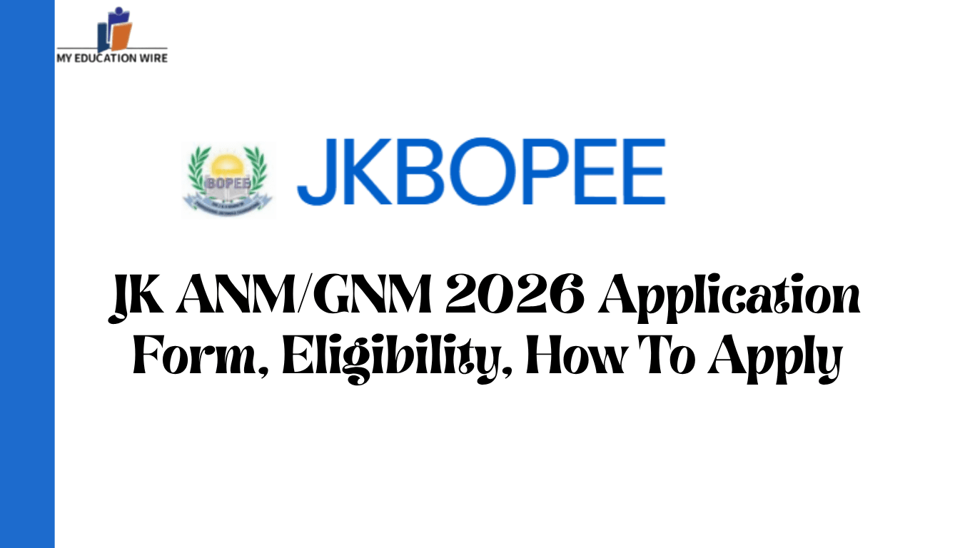 JK ANMGNM 2026 Application Form, Eligibility, How To Apply