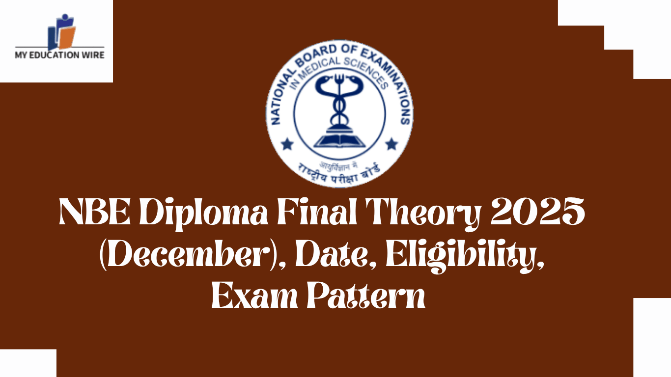 NBE Diploma Final Theory 2025 (December), Date, Eligibility, Exam Pattern