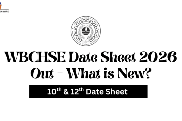 WBCHSE Date Sheet 2026 Madhyamik (10th) & HS (12th) Board Exams Timetable Out